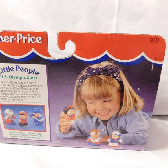 FISHER PRICE LITTLE PEOPLE USA OLYMPIC TEAM Olympic Stars 1997 LIMITED EDITION - Picture 3 of 6